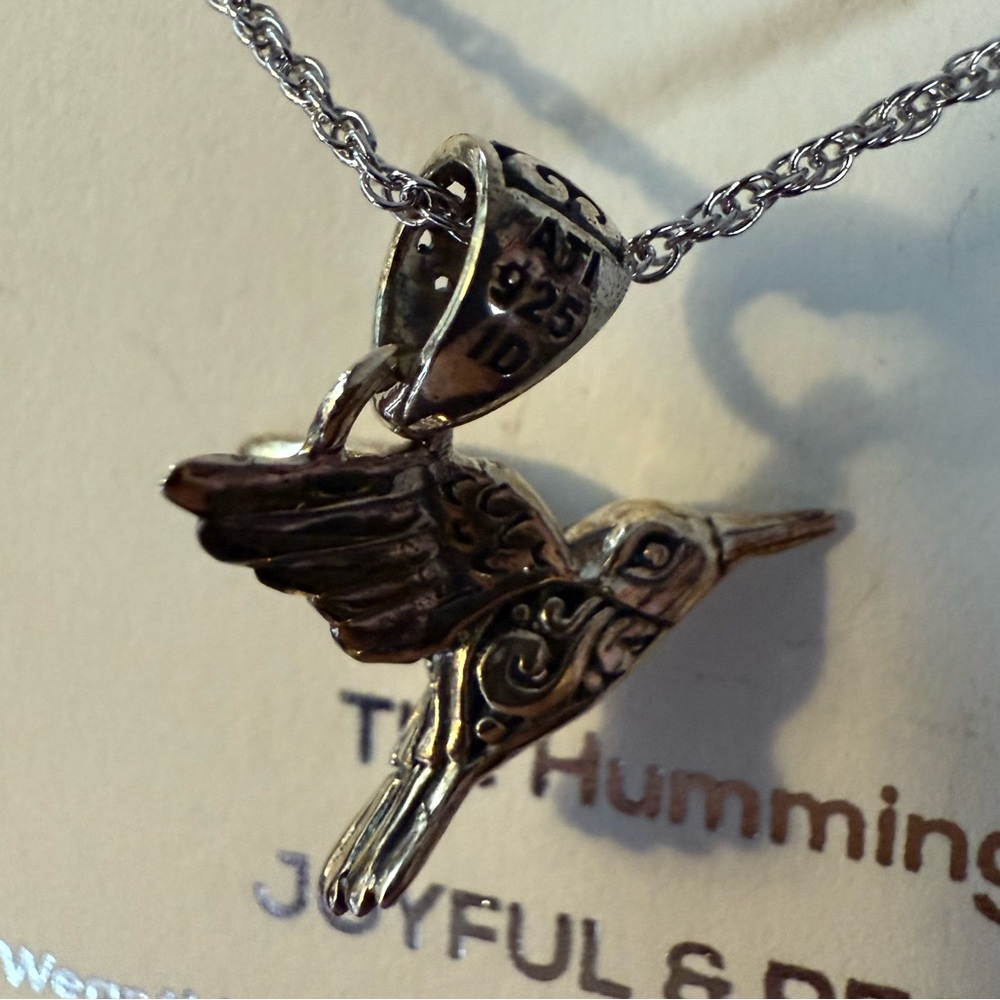 Hummingbird necklace - Picture 5 of 5